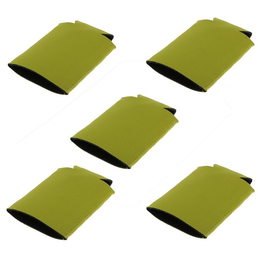 10x Beer Drinks Can Cooler Party Favor Insulated Neoprene Sleeve Holder