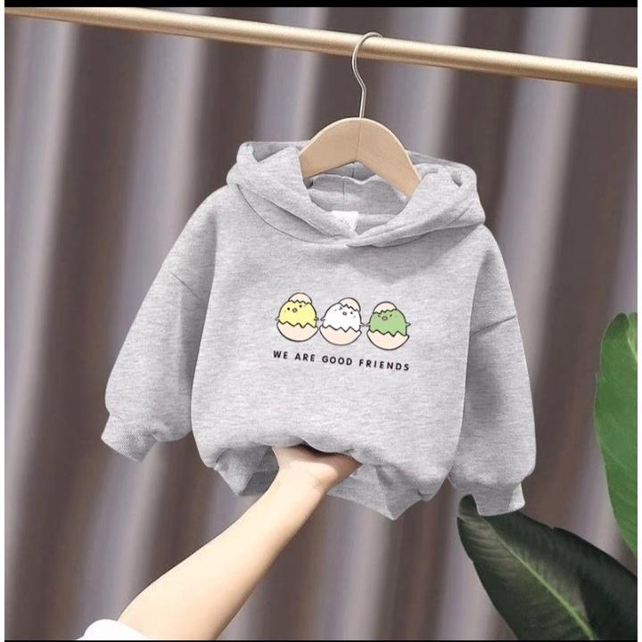 Áo hoodie gà con cute cho bé trai từ 9 đến 33kg , chất nỉ bông siêu xinh