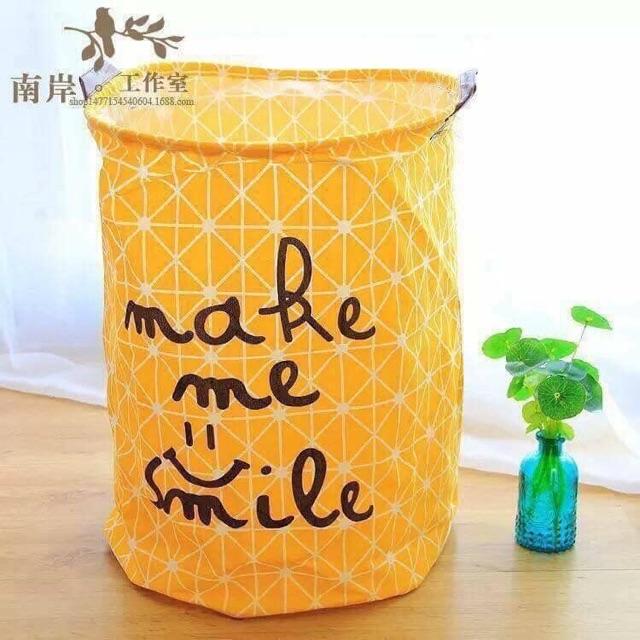 Giỏ đựng đồ gấp gọn bằng vải tiện dụng