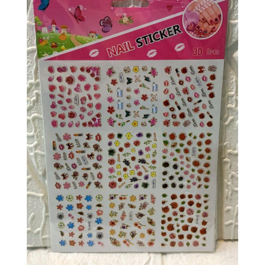 Nail sticker - miếng dán móng tay 3D - Siêu nhiều, siêu rẻ