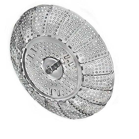 Rổ Hấp Bằng Inox Cao Cấp Xếp Gọn Đa Năng 24cm
