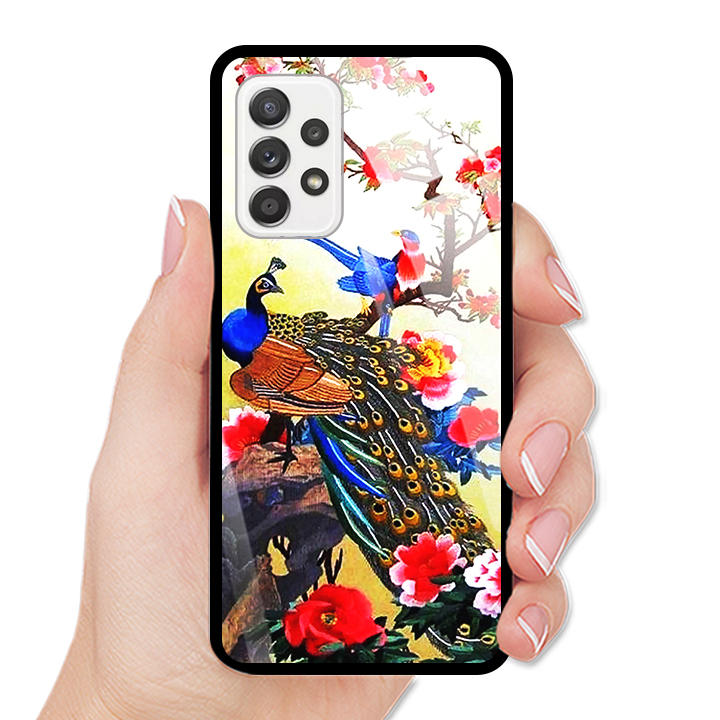 Ốp Lưng Kính Cường Lực Cho Điện Thoại SAMSUNG GALAXY A52 - Hàng Chính Hãng