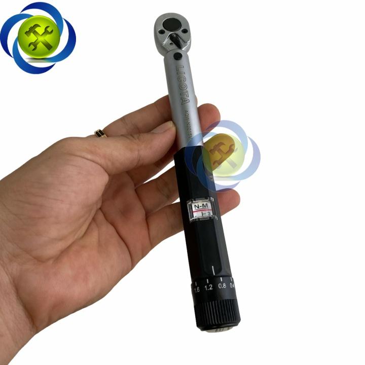 Cần siết lực 1/4 LICOTA AQW-N2015V có đồng hồ dài 197mm