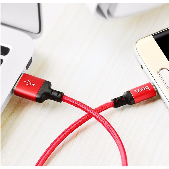 Bộ củ cáp sạc MicroUSB 1m Hoco UX14 cho Android