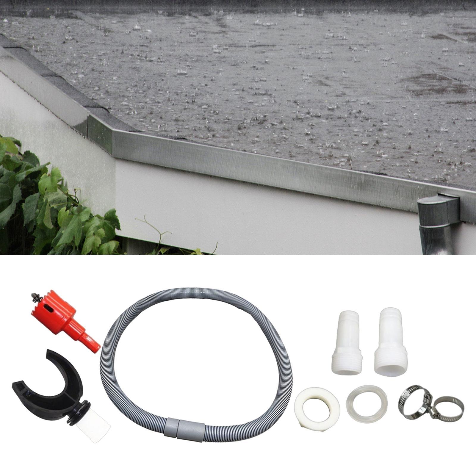 Rain Water Catching System Rain Barrel Diverter Kits for Outdoor Chores Roof