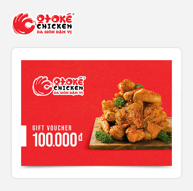 Giftpop - Phiếu Quà Tặng Otoké Chicken 100K
