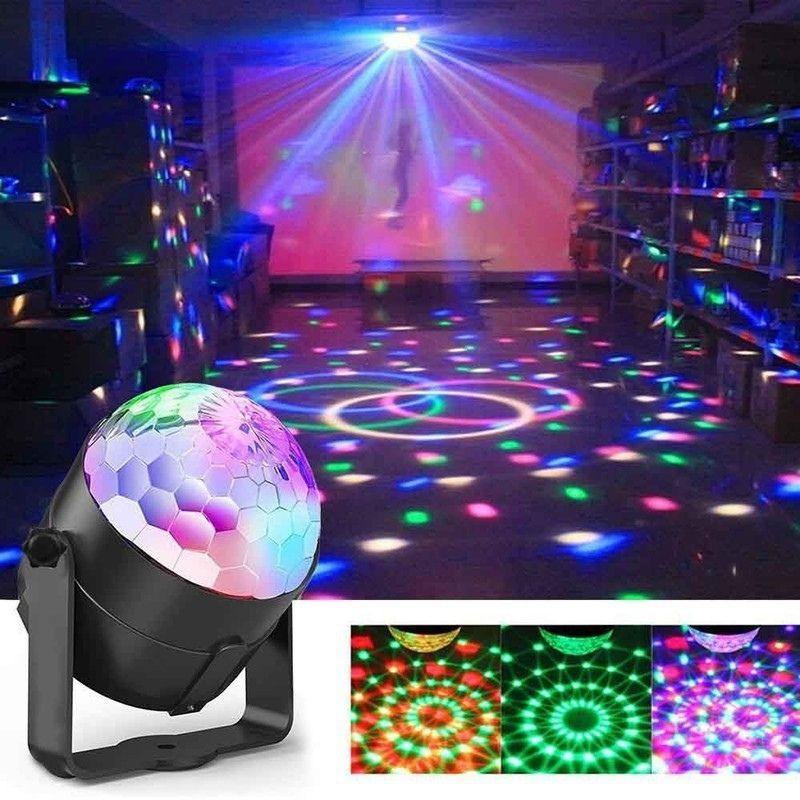 Đèn sân khấu ,đèn led,đèn laser phòng karaoke nhiều màu, cảm biến nhạc,xoay 360 độ 7 mau có remode DT02