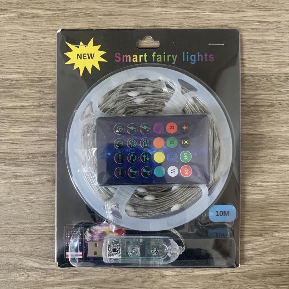 Cuộn led 10m rgb cảm ứng âm thanh giọng nói hiệu ứng nháy đuổi dùng app remote