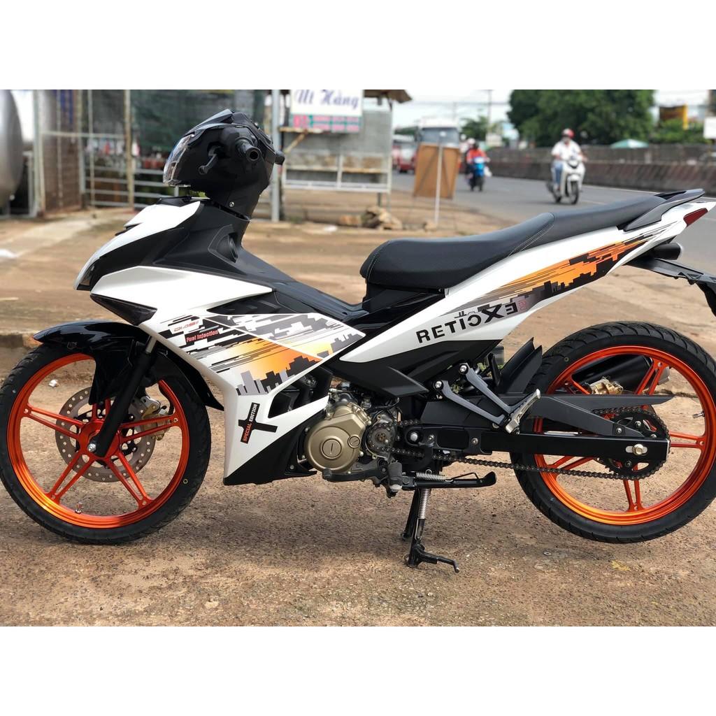 Tem Rời Exciter 150 City Cam Trắng
