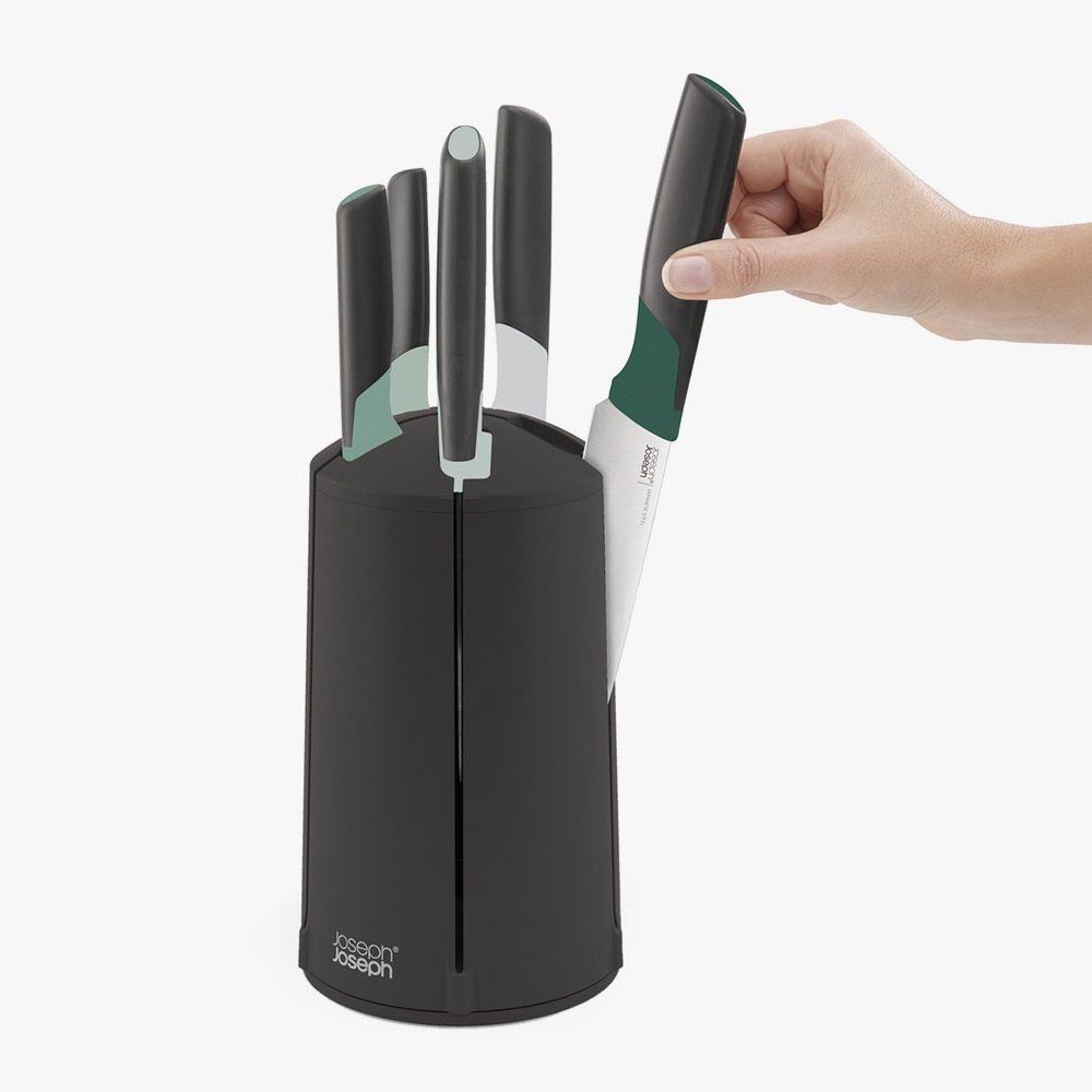 Bộ dao 5 món kèm giá đỡ Joseph Joseph Elevate 10541 – Sage