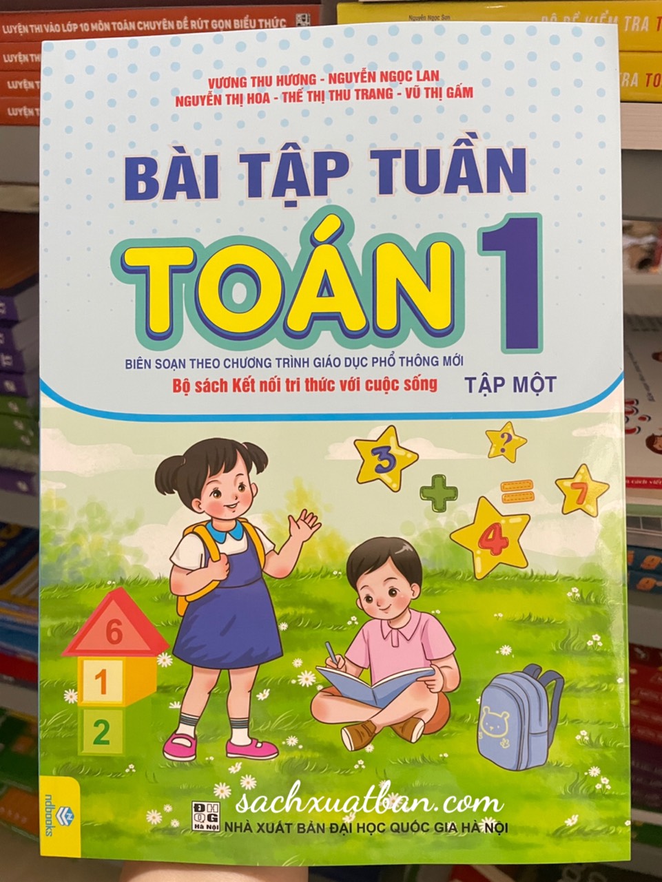 Combo 2 cuốn Sách Bài Tập Tuần Toán 1 Tập 1 + Tập 2 - Kết Nối - Biên soạn theo chương trình GDPT mới