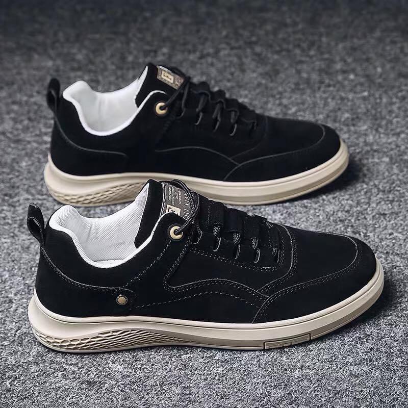Giày Nam, Giày Sneaker Thấp Cổ Da Cao Cấp 2021