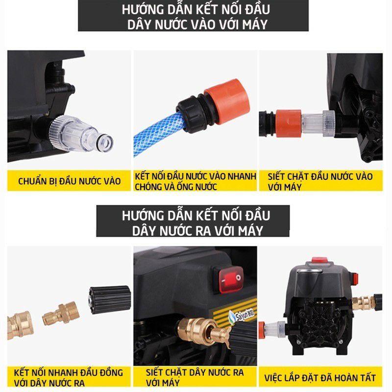 Máy Rửa Xe Boss Japan | Model Bo-3500 | Công Suất 3500W ,Lõi Đồng 100%