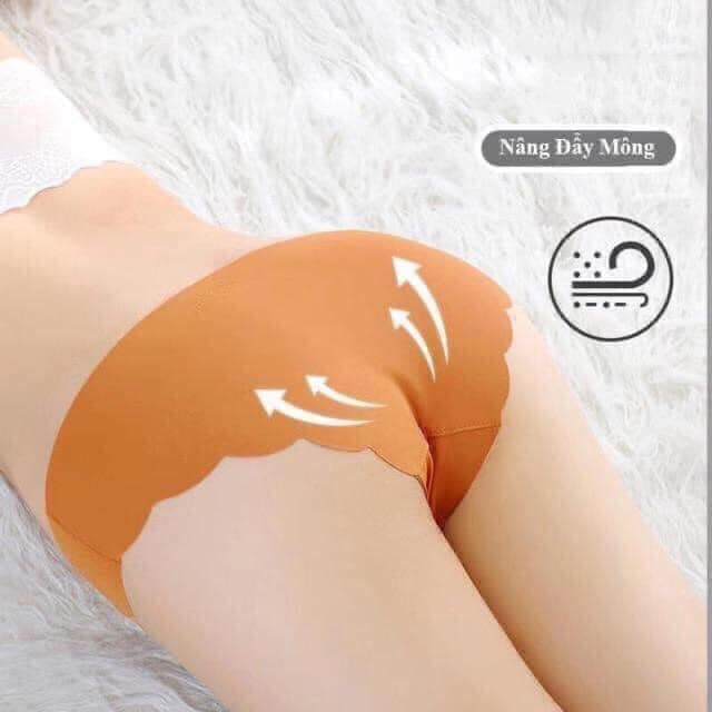 Sét 5 Quần Lót Nữ Cao Cấp, Quần Lót Nữ Đúc Su Viền Sóng 1028 hot không lộ đường may - Hàng Chính Hãng