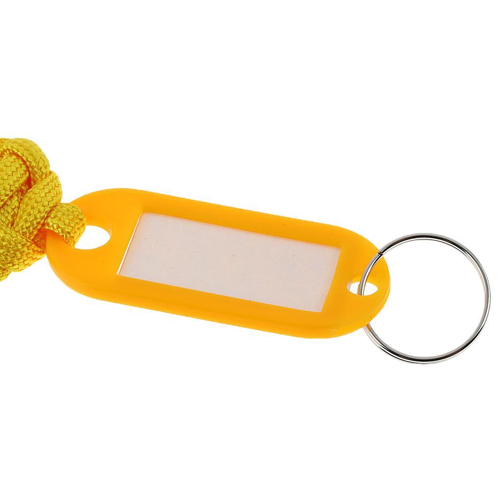 Paracord Lanyard Keychain Carabiner Survival Kit Ring