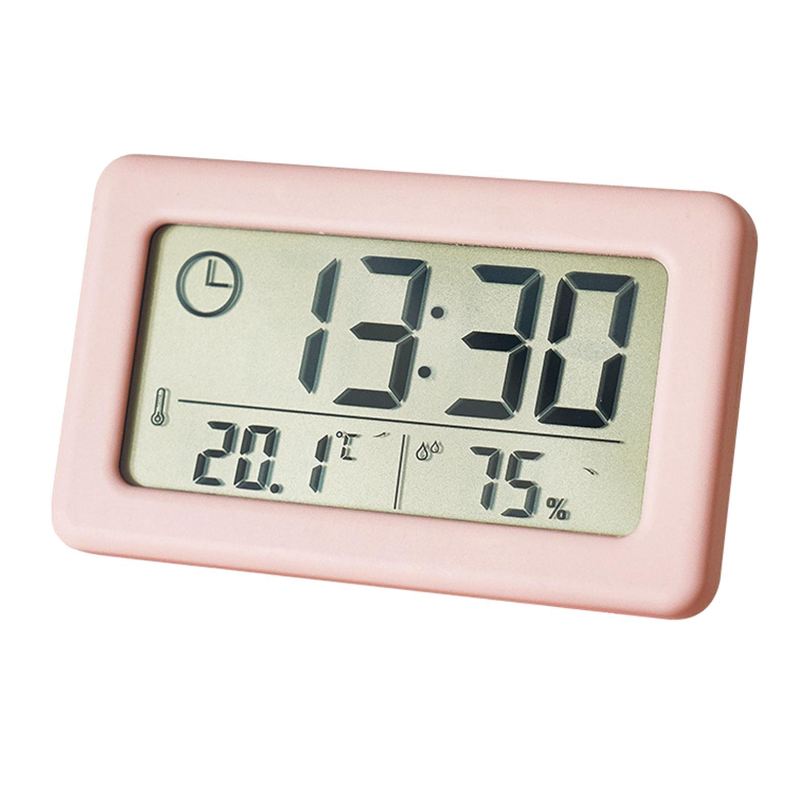 Digital Clock Indoor Temperature Hanging Home Desktop Study Room