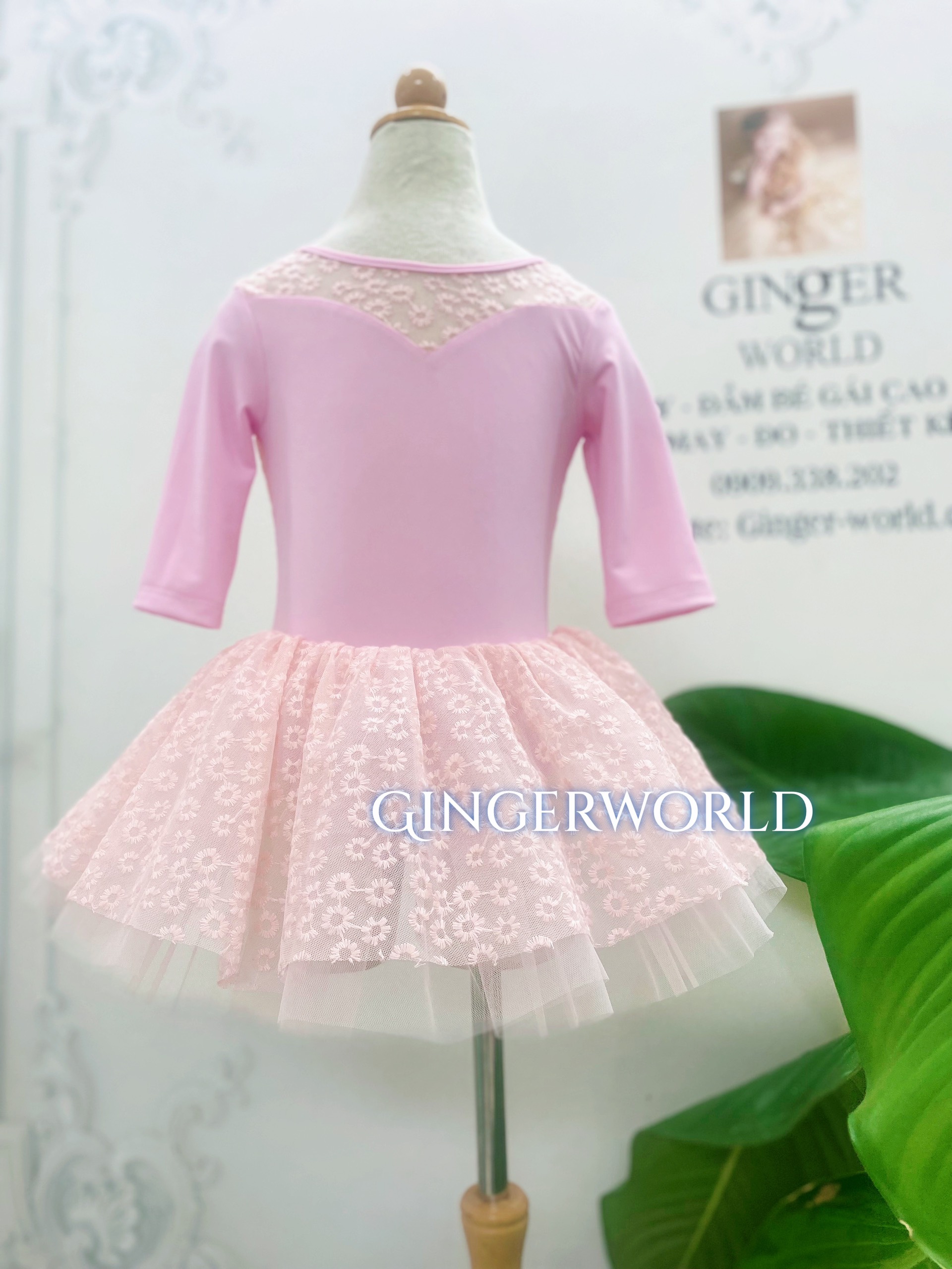 ĐẦM MÚA BALLET CHO BÉ PD391 GINGER WORLD