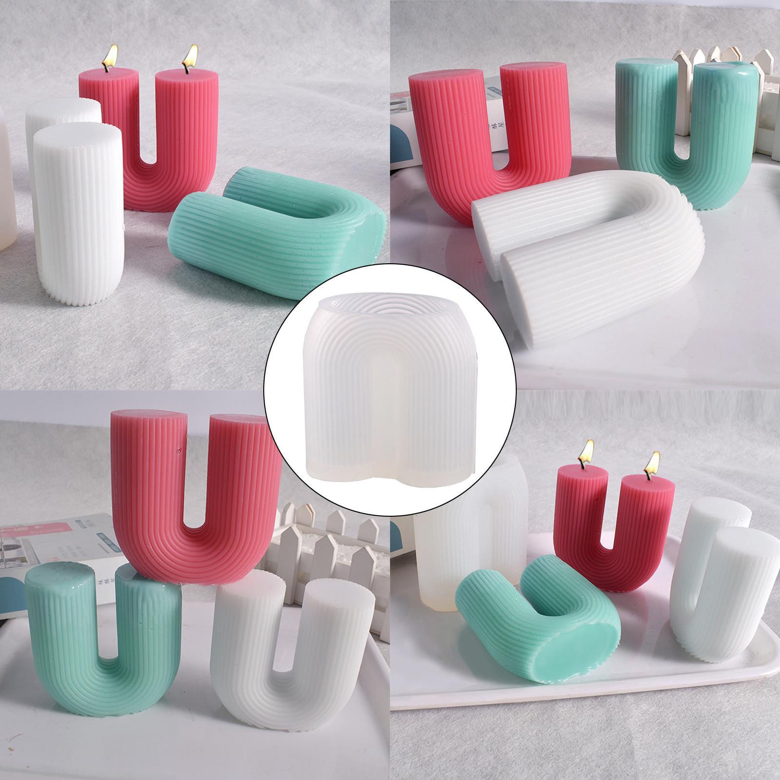 Durable Silicone Candle Casting wax making DIY Crafts Handmade for Home Wedding Valentine Ornaments
