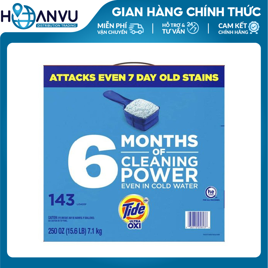 Bột Giặt Tẩy Đa Năng OxiClean Max Efficiency HE Powder Stain Remover (5.26kg)