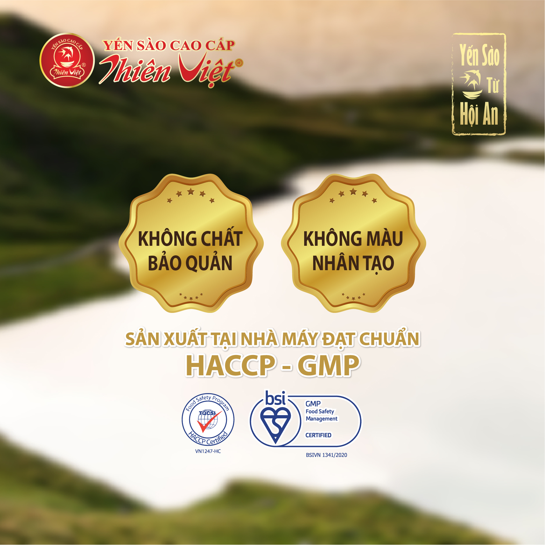 Hộp Nước Yến Sào Thiên Việt nguyên chất có đường 9% Tổ yến