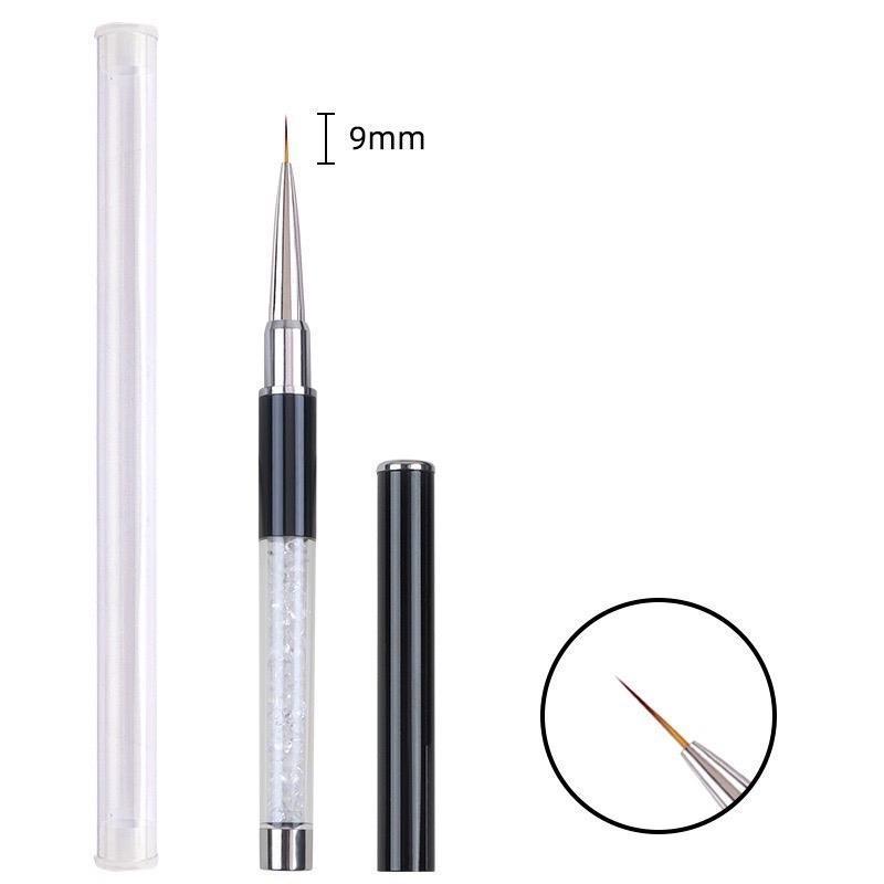 Cọ Nét Cán Đá Cao Cấp Great Nail Size 7mm, 9mm, 11mm B281, Cọ Vẽ Đường Nét Siêu Mảnh Làm Nail Trang Trí Móng