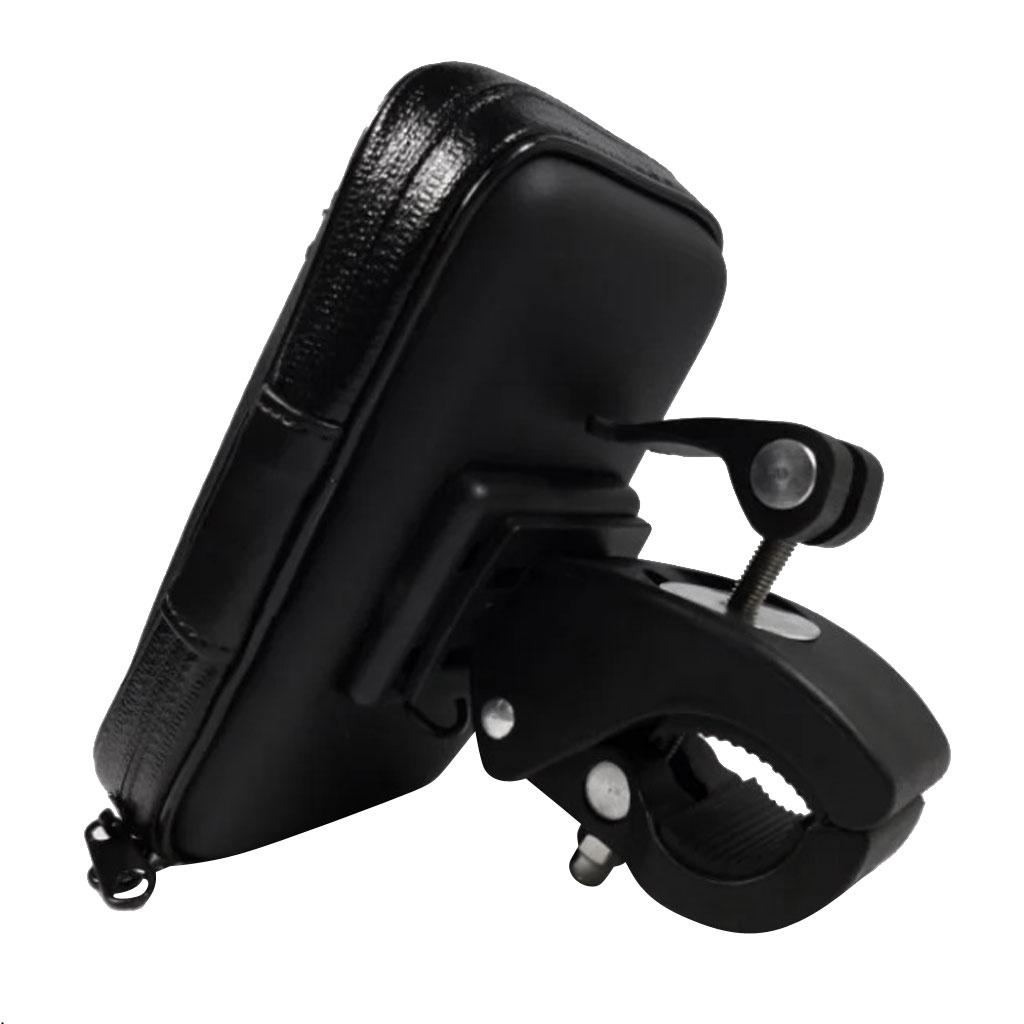 Bike Motorcycle Waterproof Phone Case Bag with Handlebar Mount Holder XL
