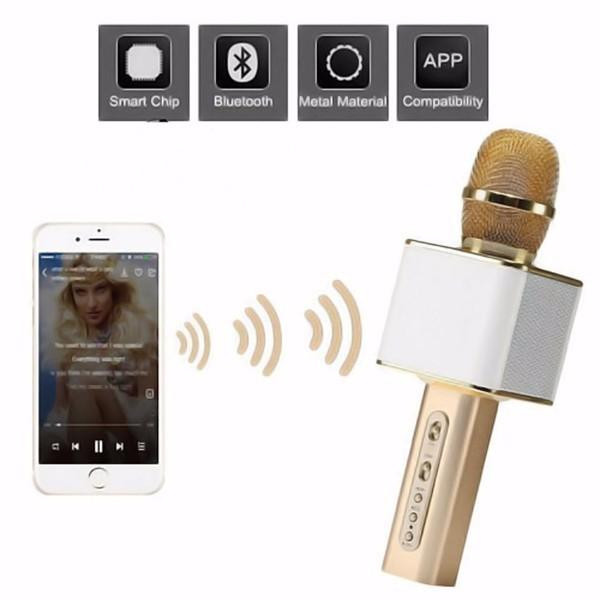 Míc Hát Karaoke Kiêm Loa Bluetooth SD-08