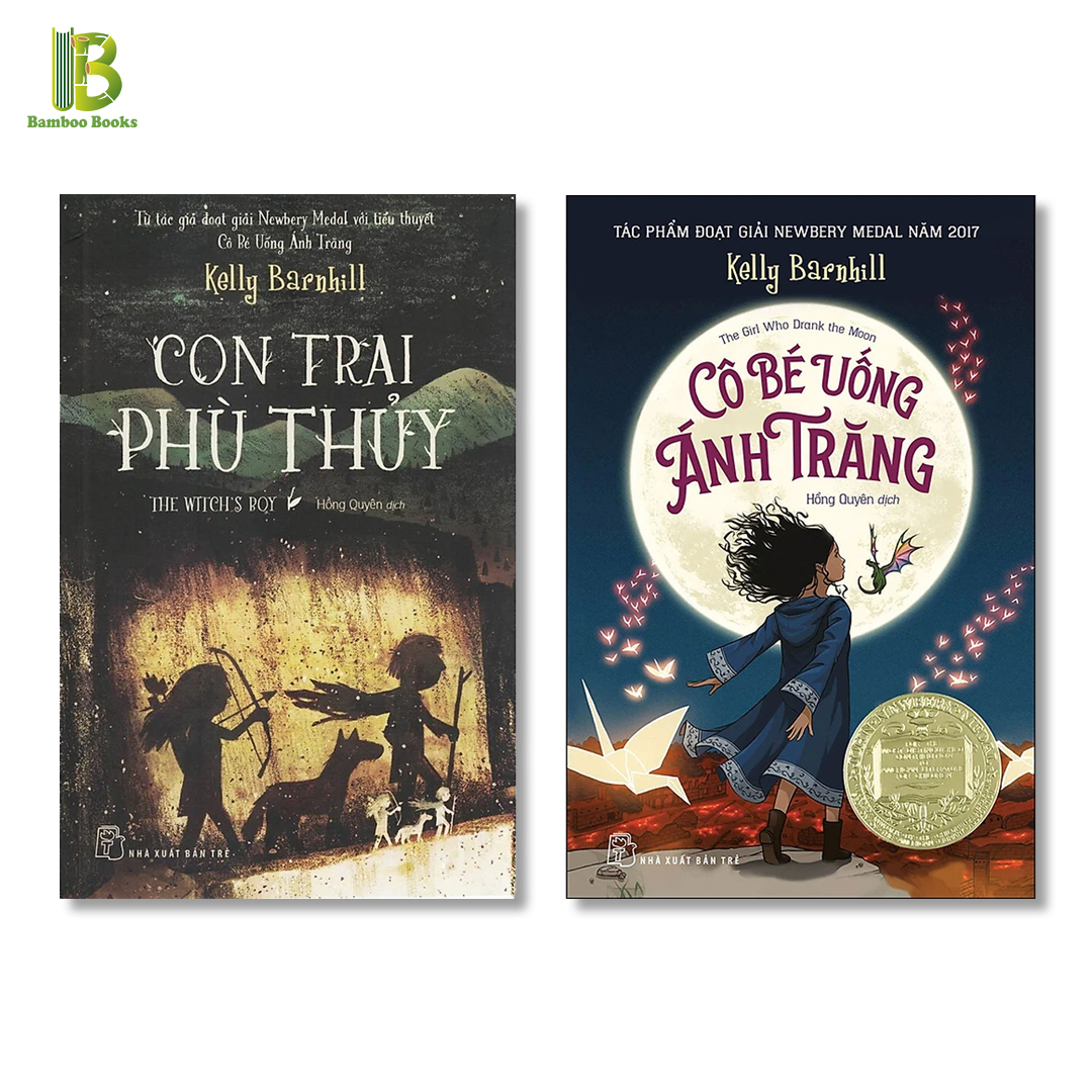 Combo 2 Truyện Thiếu Nhi Của Kelly Barnhill: Con Trai Phù Thủy + Cô Bé Uống Ánh Trăng - Hồng Quyên dịch - NXB Trẻ - Bìa Mềm