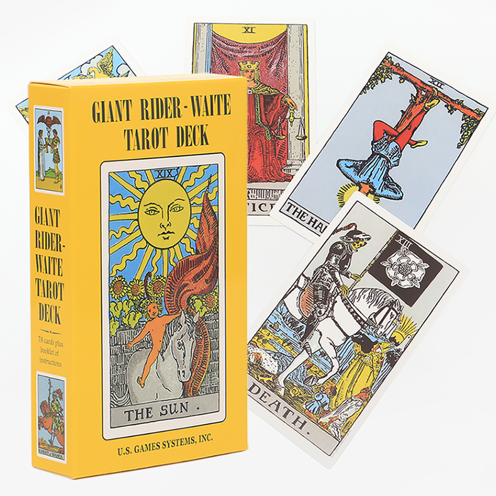 [Size Đại] Bộ Bài Giant Rider Waite Tarot khổng lồ 78 lá 17x9.8 cm đá thanh tẩy