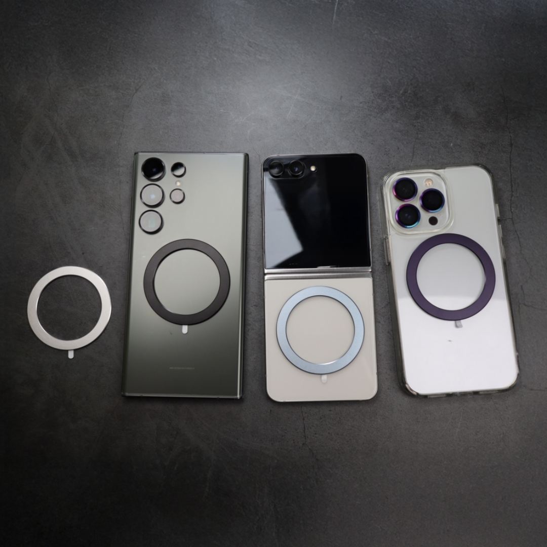 Vòng Nam Châm 3D Hỗ Trợ Sạc Không Dây Từ Tính Cho Điện Thoại HOTCASE Magnetic Ring cho iPhone 16 Pro Max 15 14 13 12 11 X Xs cho Samsung cho Oppo Z Fold Galaxy S - Hàng nhập khẩu