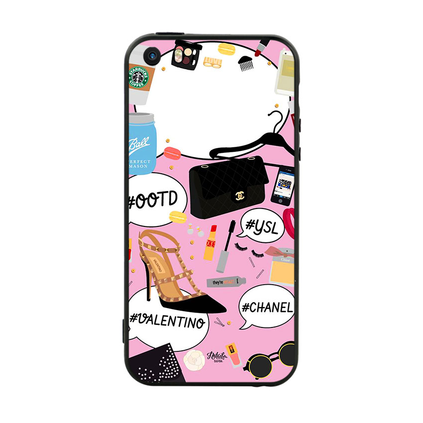 Ốp Lưng Viền TPU Cao Cấp Dành Cho iPhone 5 / 5s - Dream Giirl 01