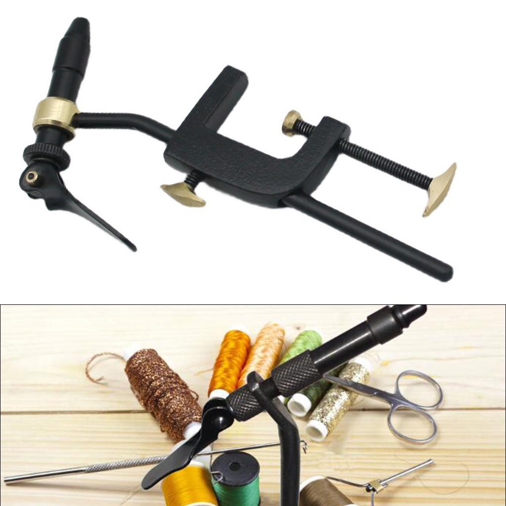 Fly Tying Vise Flies Tying Tool Adjustable Clamp Lure Making Fly Hook Tool