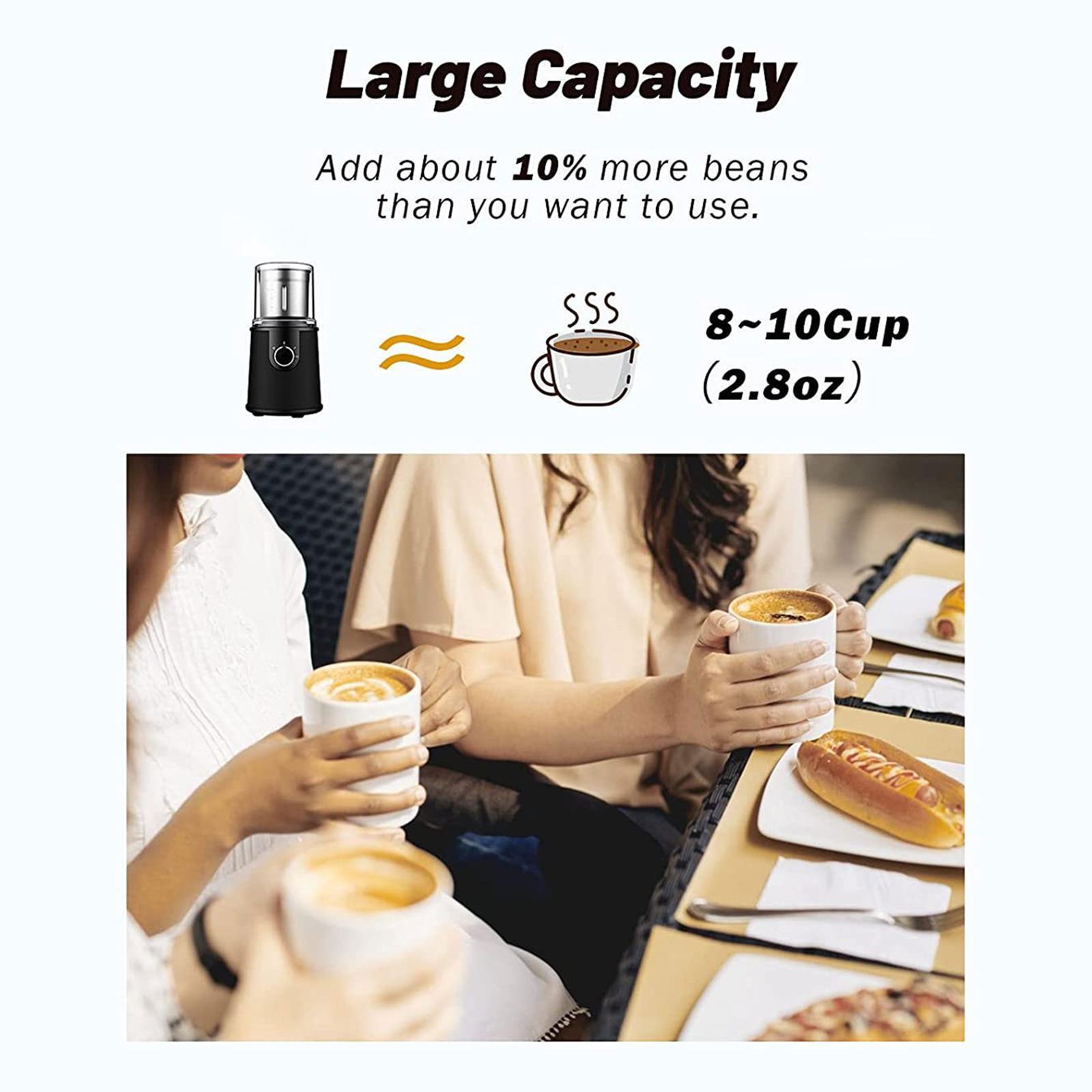 Coffee Grinding machine Mill with Removable Bowl for Home Kitchen