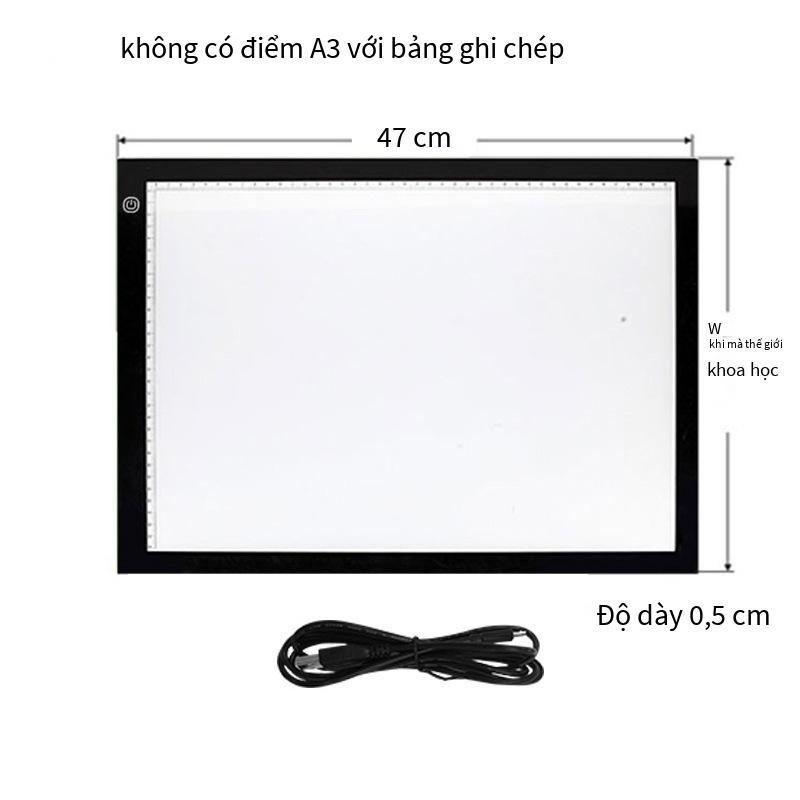 Khuyến mại A3 sao chép bảng LED sao chép trong suốt viết phát sáng ban hoạt hình sao chép vẽ phác thảo truyện tranh thư pháp hiện vật văn phòng phẩm