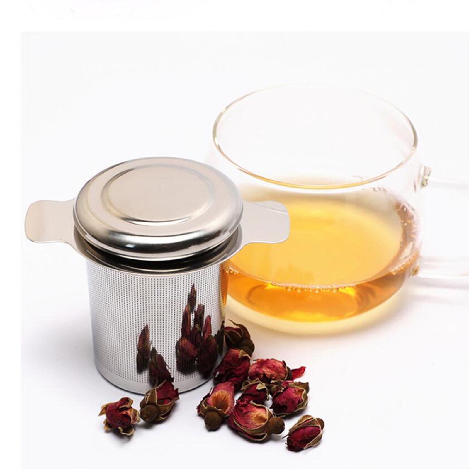 Tea Infuser with Lid Loose Tea Leaf Diffuser for Kettle