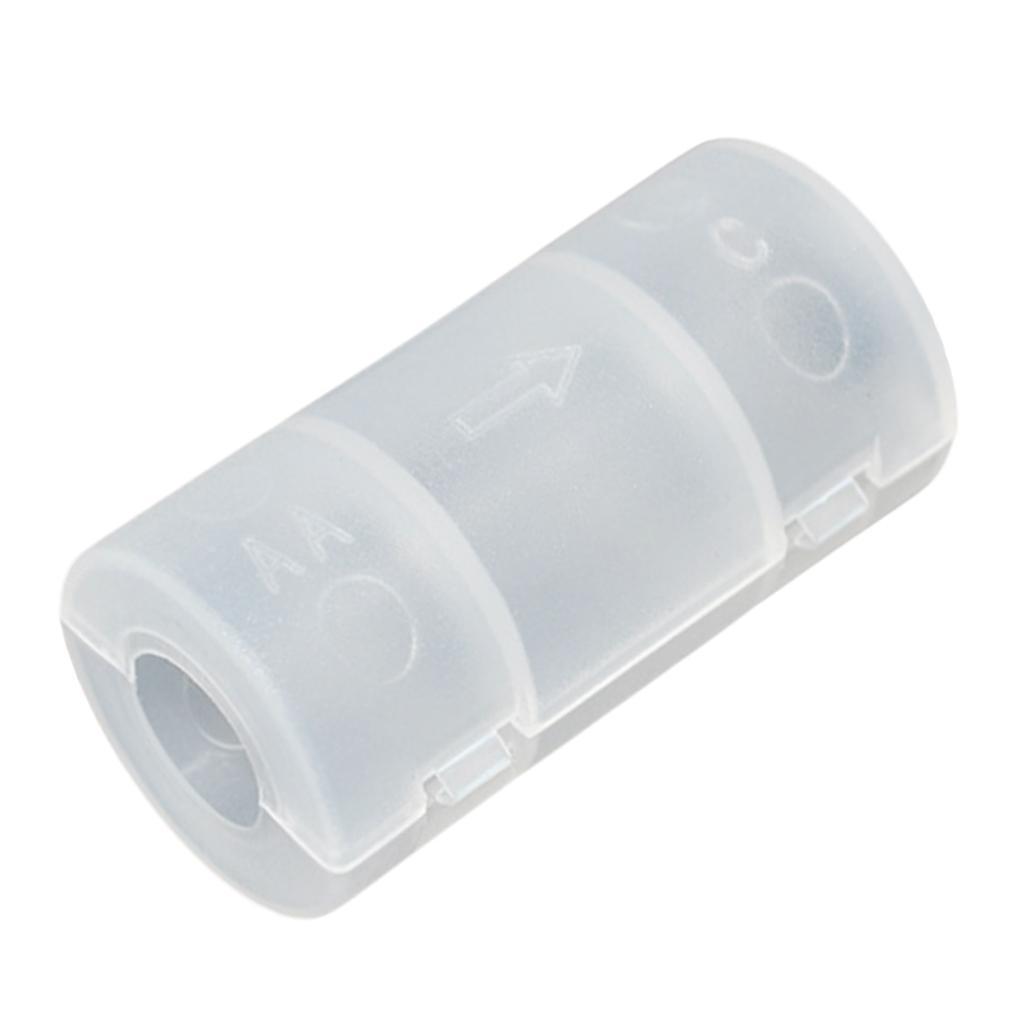 2-7pack 1 Packs Battery AA to Adapter Converter Holder Switcher