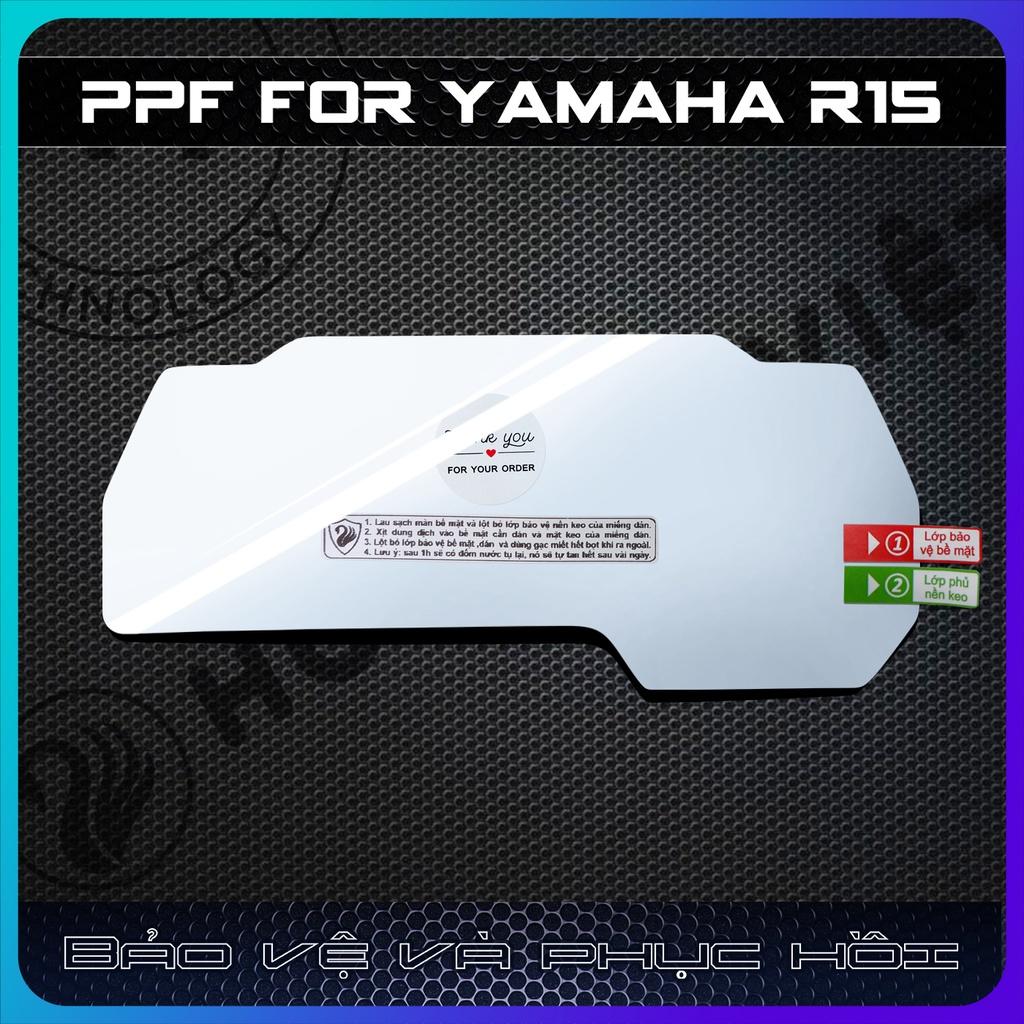 Miếng dán bảo vệ mặt đồng hồ xe Yamaha R15 V3 [YZF-R125] [MT-125] chống trầy xước màn hình R15v3