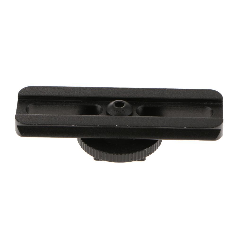 20mm Quick Release QR Hot Shoe Conversion Focus Rail Slider for SLR Cameras