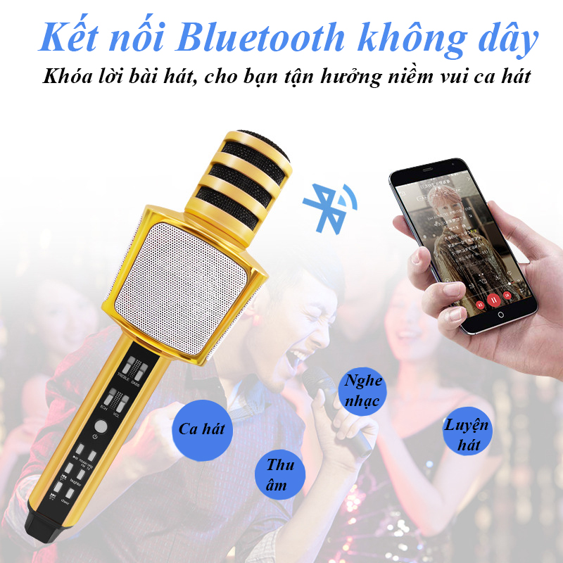 Micro SD17 Karaoke có Loa Bluetooth