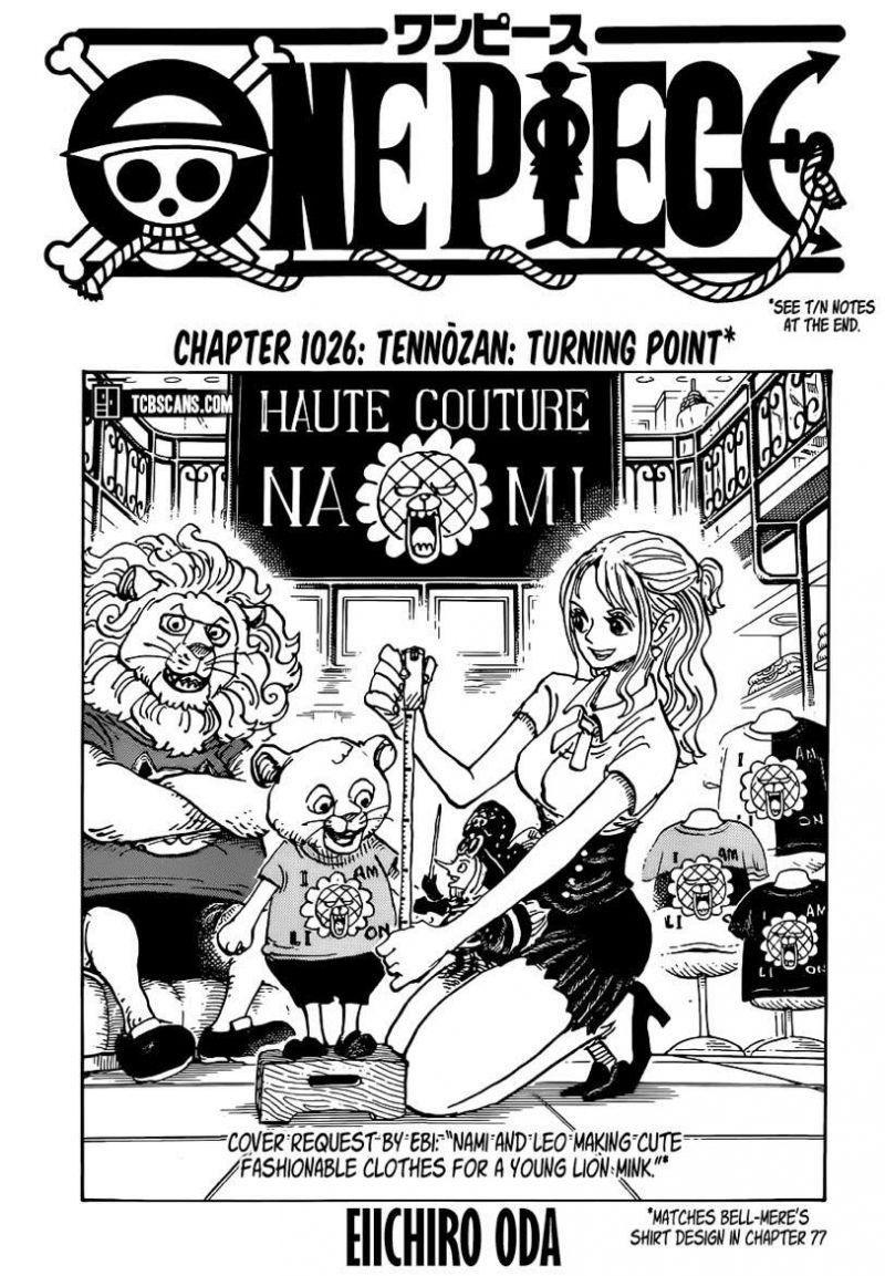 đảo hải tặc - one piece chapter 1026 1