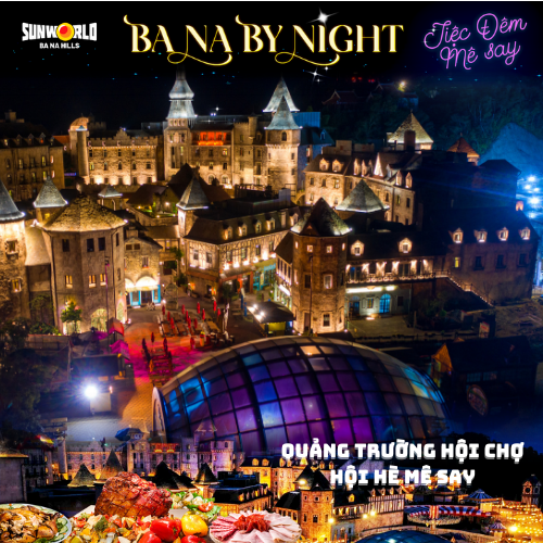 Hình ảnh Combo Đêm Bà Nà By Night (Vé Cáp Treo + Buffet Tối + Xe Bus 2 Chiều)