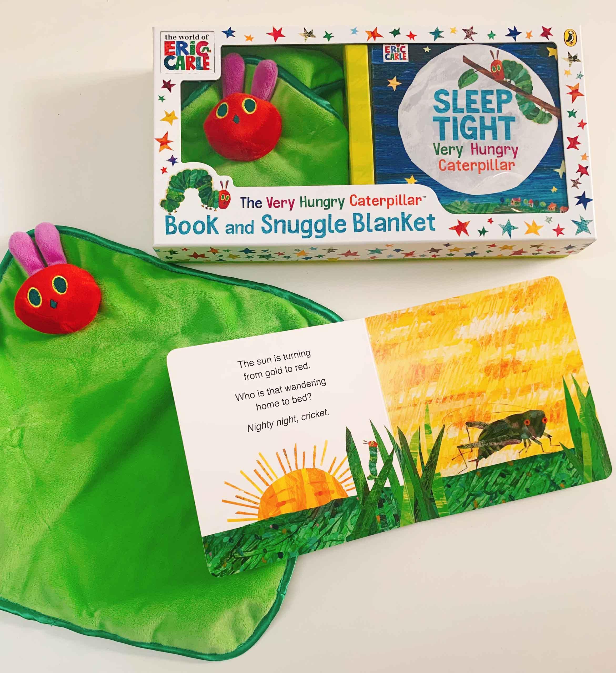 The Very Hungry Caterpillar Book and Snuggle Blanket