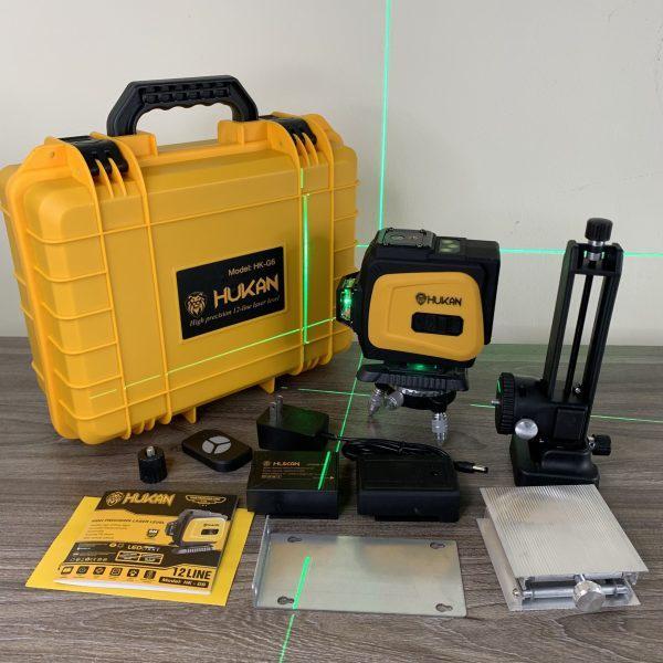 MÁY CÂN BẰNG LASER 12 LINE HK-G6 HUKAN (2 PIN + 1 SẠC ) - HÀNG CHÍNH HÃNG