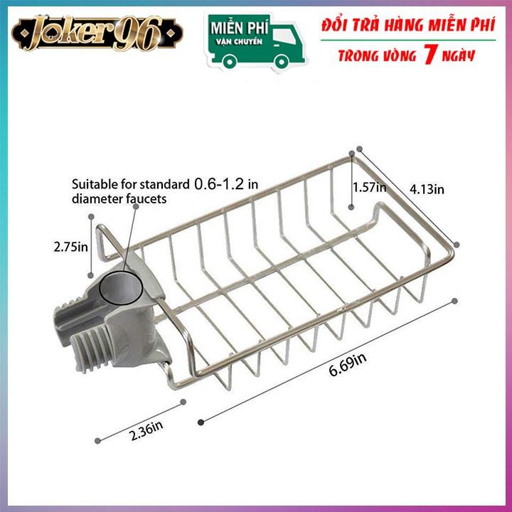 Kệ Để Đồ Rửa Chén Cạnh Vòi Rửa ️Chất Liệu Inox 304 ️ Giá treo inox tiện dụng, chắc chắn, dễ lắp đặt ở vòi