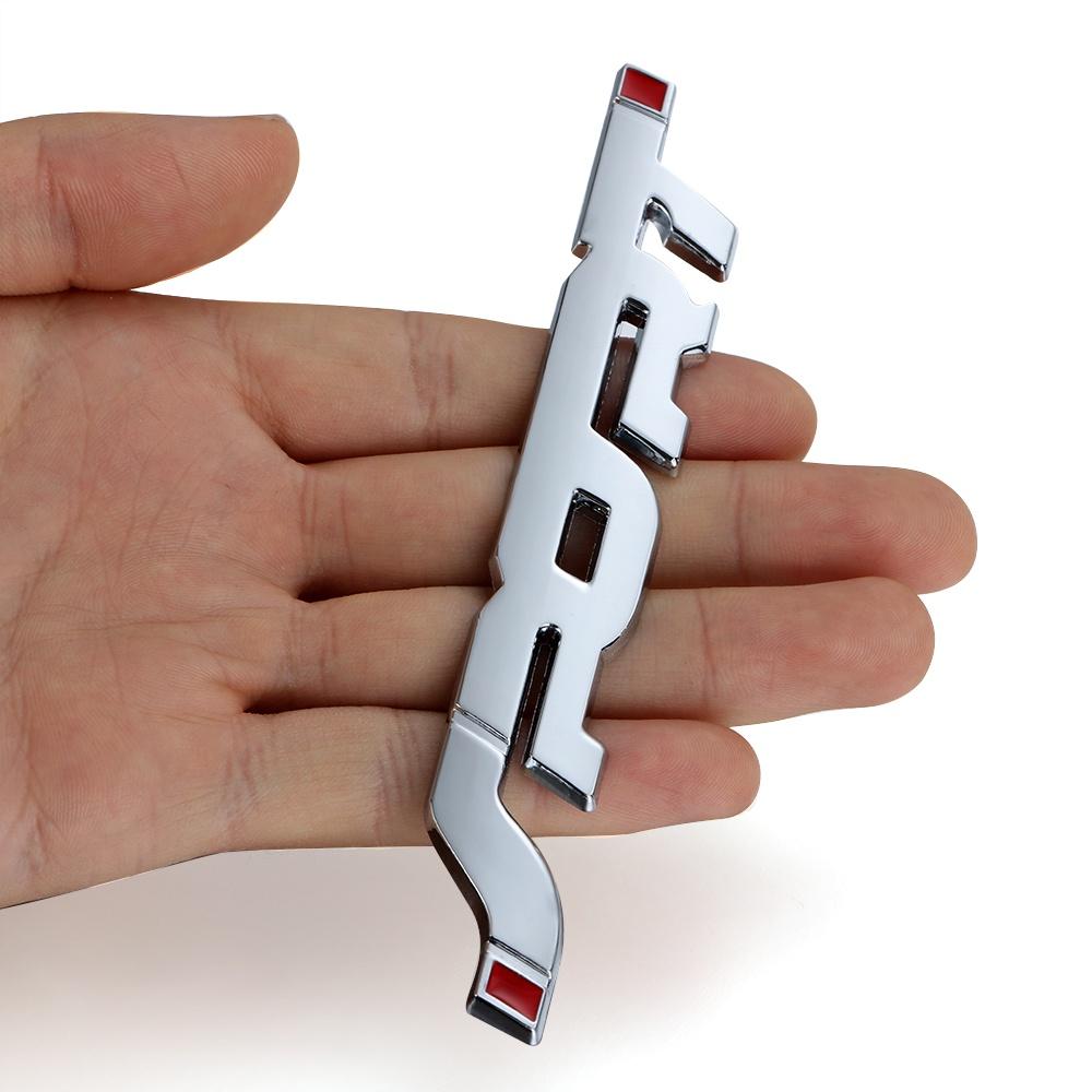 Miếng Dán Logo Chữ Sport 3D Bằng Kim Loại Màu Đen Trang Trí Xe Hơi/ Thùng Xe Hơi