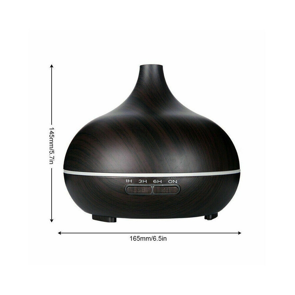 Máy Xông Tinh Dầu Aroma Diffuser - Đèn LED 7 Màu - Color Options - 550ML