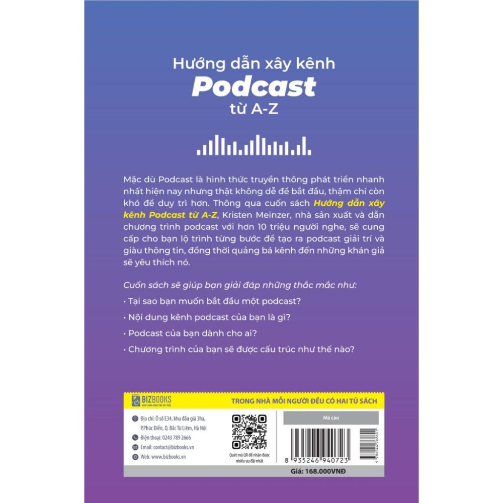 Sách - Hướng Dẫn Xây Kênh Podcast Từ A - Z - MCBooks