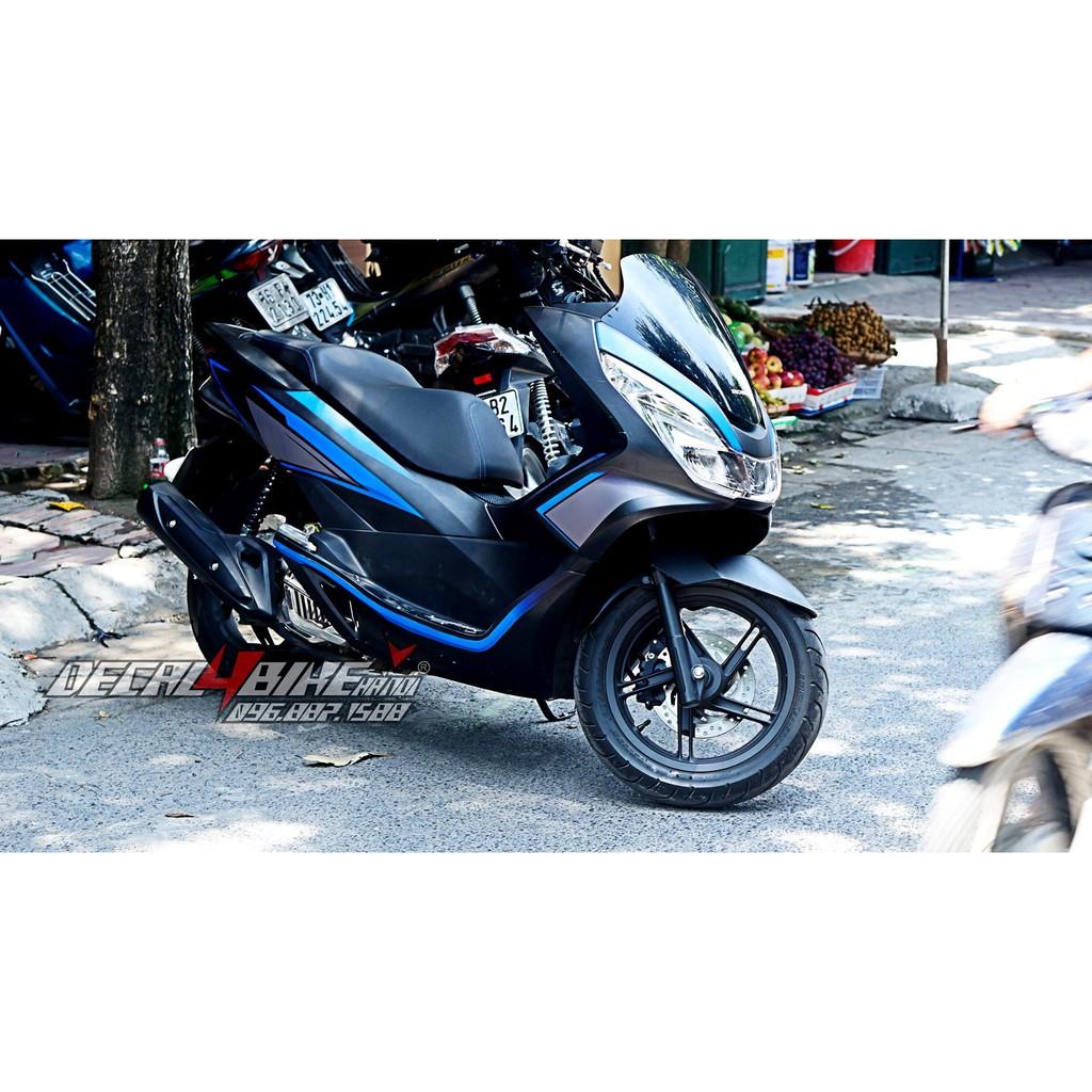 Tem trùm xe dành cho PCX BLUE LIGHTING