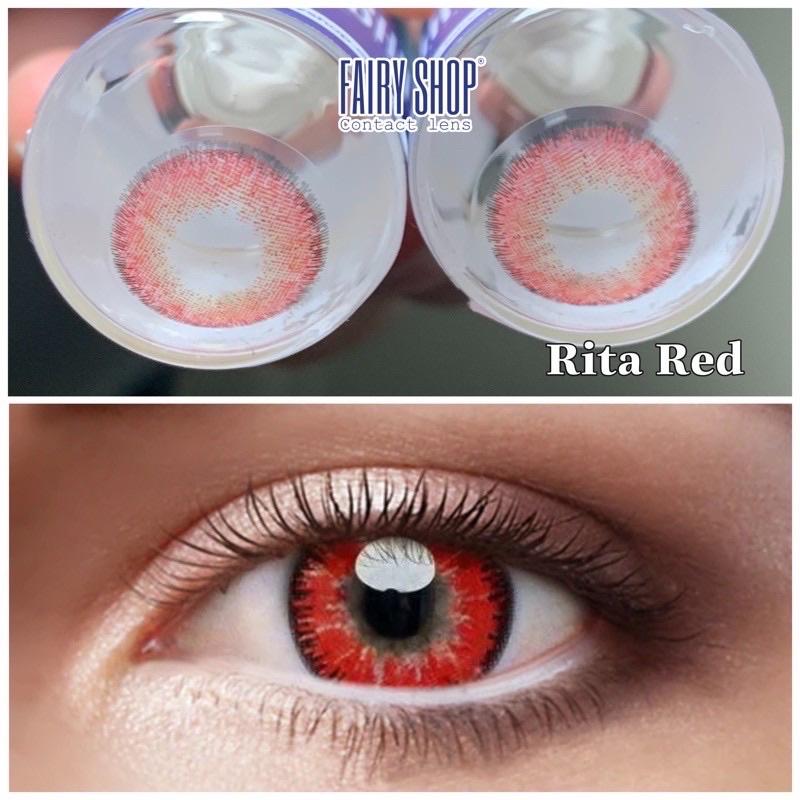 Kính Áp tròng cosplay Nobluk red đỏ 14.0MM - FAIRY SHOP CONTACT LENS