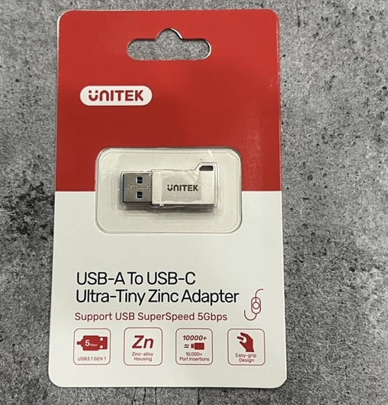 ĐẦU ĐỔI USB 3.0 RA TYPE C UNITEK A1034NI  HÀNG CHÍNH HÃNG